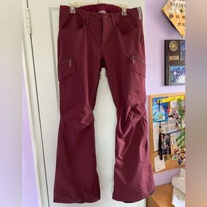 Burton’s women Gloria snowboarding pants.